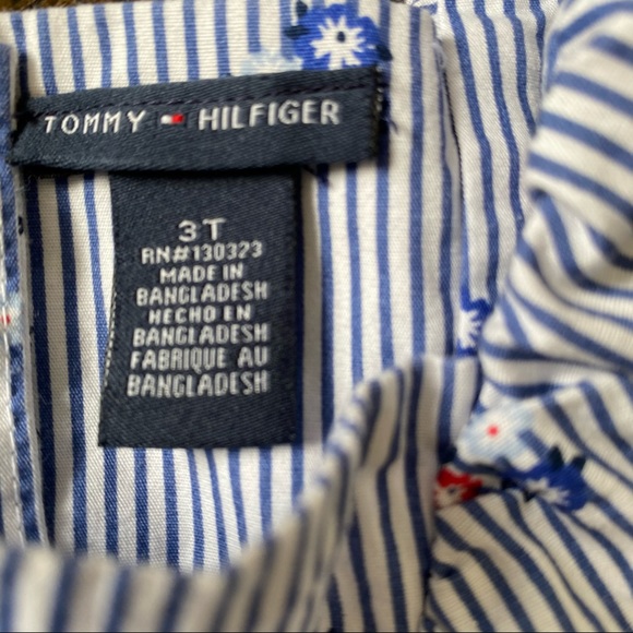 Tommy Hilfiger Girls Red, White & Blue Tunic 3T - Picture 4 of 5